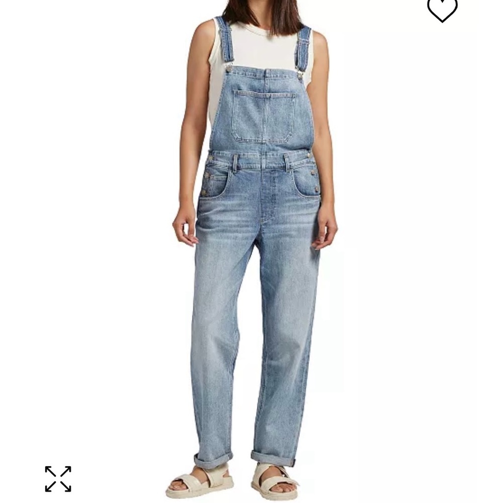Silver Jean Co Baggy Overalls